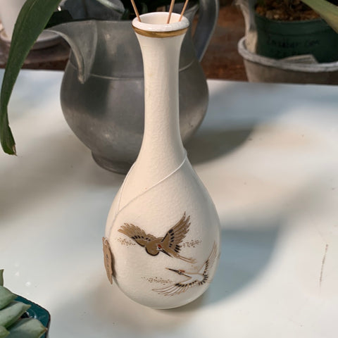 Japanese Crane Vase